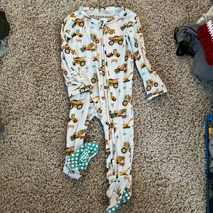 Little Bum Bums footie, 3-6m